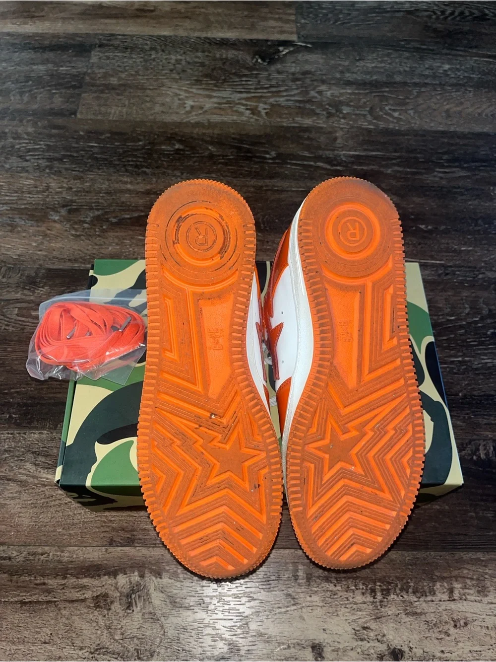 A Bathing Ape Bapesta Orange